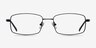 Washington Black MetalEyeglass Frames from EyeBuyDirect, Front View