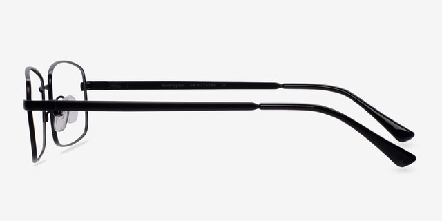 Washington Black MetalEyeglass Frames from EyeBuyDirect, Side View
