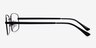 Washington Black MetalEyeglass Frames from EyeBuyDirect, Side View