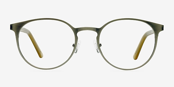 Outline Matte Steel/Acetate Acétate Montures de lunettes de vue