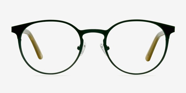 Outline Black Steel/Acetate Acetate-metal Montures de lunettes de vue
