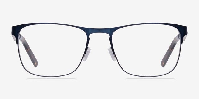 Bethnal Green Navy MetalEyeglass Frames from EyeBuyDirect, Front View