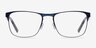 Bethnal Green Navy MetalEyeglass Frames from EyeBuyDirect, Front View