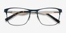Bethnal Green Navy MetalEyeglass Frames from EyeBuyDirect, Closed View