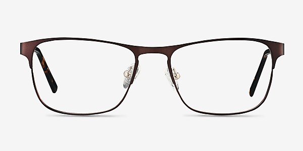 Bethnal Green Brown Metal Eyeglass Frames