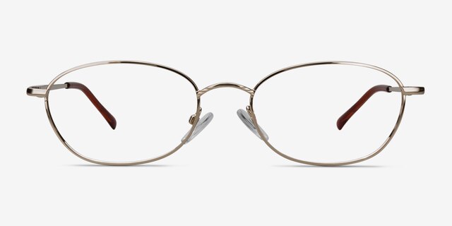 Prima Silver MetalEyeglass Frames from EyeBuyDirect, Front View