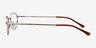Prima Silver MetalEyeglass Frames from EyeBuyDirect, Side View