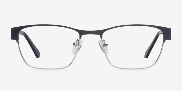 Admire Black Silver Metal Eyeglass Frames
