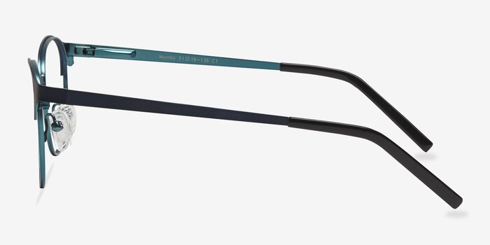 Mamba Bleu marine  Métal Montures de lunettes de vue d'EyeBuyDirect