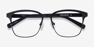 Matte Black Intense -  Mode Acetate, Metal Lunettes de vue