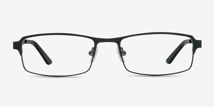 Thomas Matte Black Métal Montures de lunettes de vue d'EyeBuyDirect