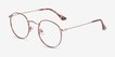 Daydream Brown Golden MetalEyeglass Frames from EyeBuyDirect, Angle View
