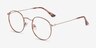 Daydream Brown Golden MetalEyeglass Frames from EyeBuyDirect, Angle View