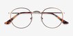 Daydream Brown Golden MetalEyeglass Frames from EyeBuyDirect, Closed View