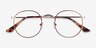 Daydream Brown Golden MetalEyeglass Frames from EyeBuyDirect, Closed View