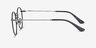 Daydream Black Silver MetalEyeglass Frames from EyeBuyDirect, Side View