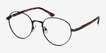 Fitzgerald Matte Black And Tortoise MetalEyeglass Frames from EyeBuyDirect, Angle View