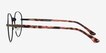 Fitzgerald Matte Black And Tortoise MetalEyeglass Frames from EyeBuyDirect, Side View