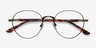 Fitzgerald Matte Black And Tortoise MétalMontures de lunettes de vue d'EyeBuyDirect, Vue Rapprochée