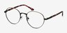 Fitzgerald Bronze MetalEyeglass Frames from EyeBuyDirect, Angle View