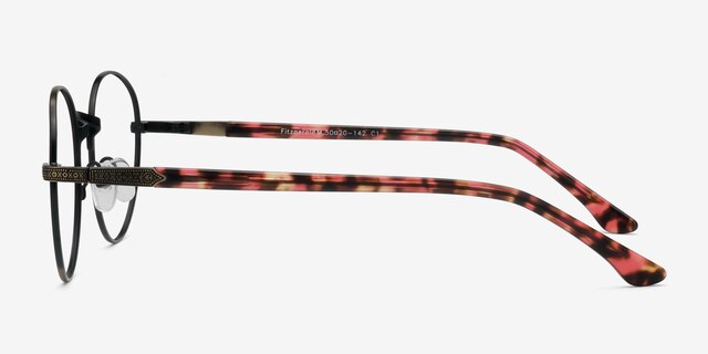 Fitzgerald Bronze MetalEyeglass Frames from EyeBuyDirect, Side View