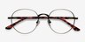 Fitzgerald Bronze MetalEyeglass Frames from EyeBuyDirect, Closed View