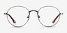 Fitzgerald Black & Tortoise MétalMontures de lunettes de vue d'EyeBuyDirect, Vue de Face