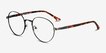 Fitzgerald Black & Tortoise MetalEyeglass Frames from EyeBuyDirect, Angle View