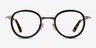Bourgeois Écailles MétalMontures de lunettes de vue d'EyeBuyDirect, Vue de Face