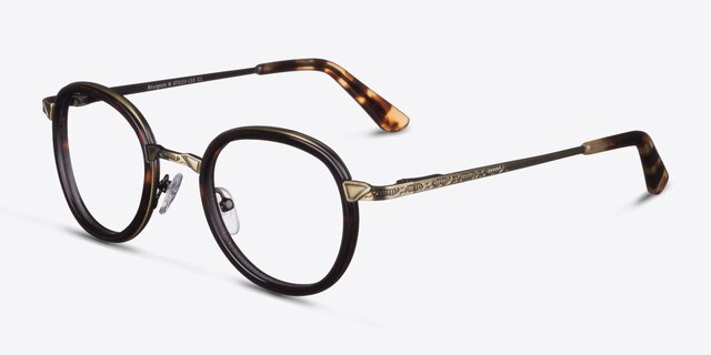 Bourgeois Écailles MétalMontures de lunettes de vue d'EyeBuyDirect, Vue d'Angle