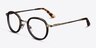 Bourgeois Écailles MétalMontures de lunettes de vue d'EyeBuyDirect, Vue d'Angle