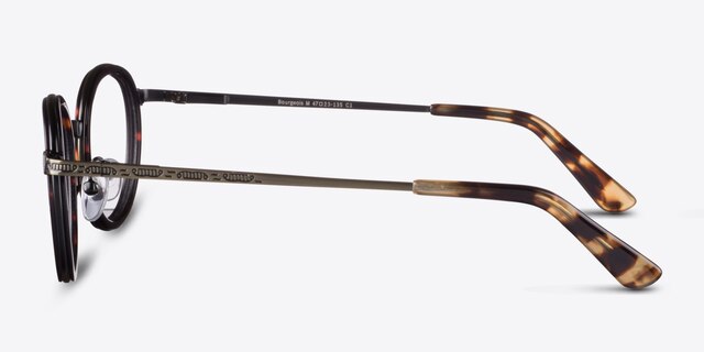 Bourgeois Écailles MétalMontures de lunettes de vue d'EyeBuyDirect, Vue de Côté