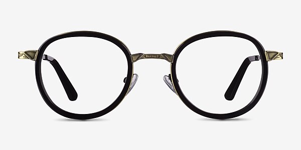 Bourgeois Black Metal Eyeglass Frames