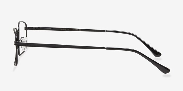 Jerauld Noir MétalMontures de lunettes de vue d'EyeBuyDirect, Vue de Côté