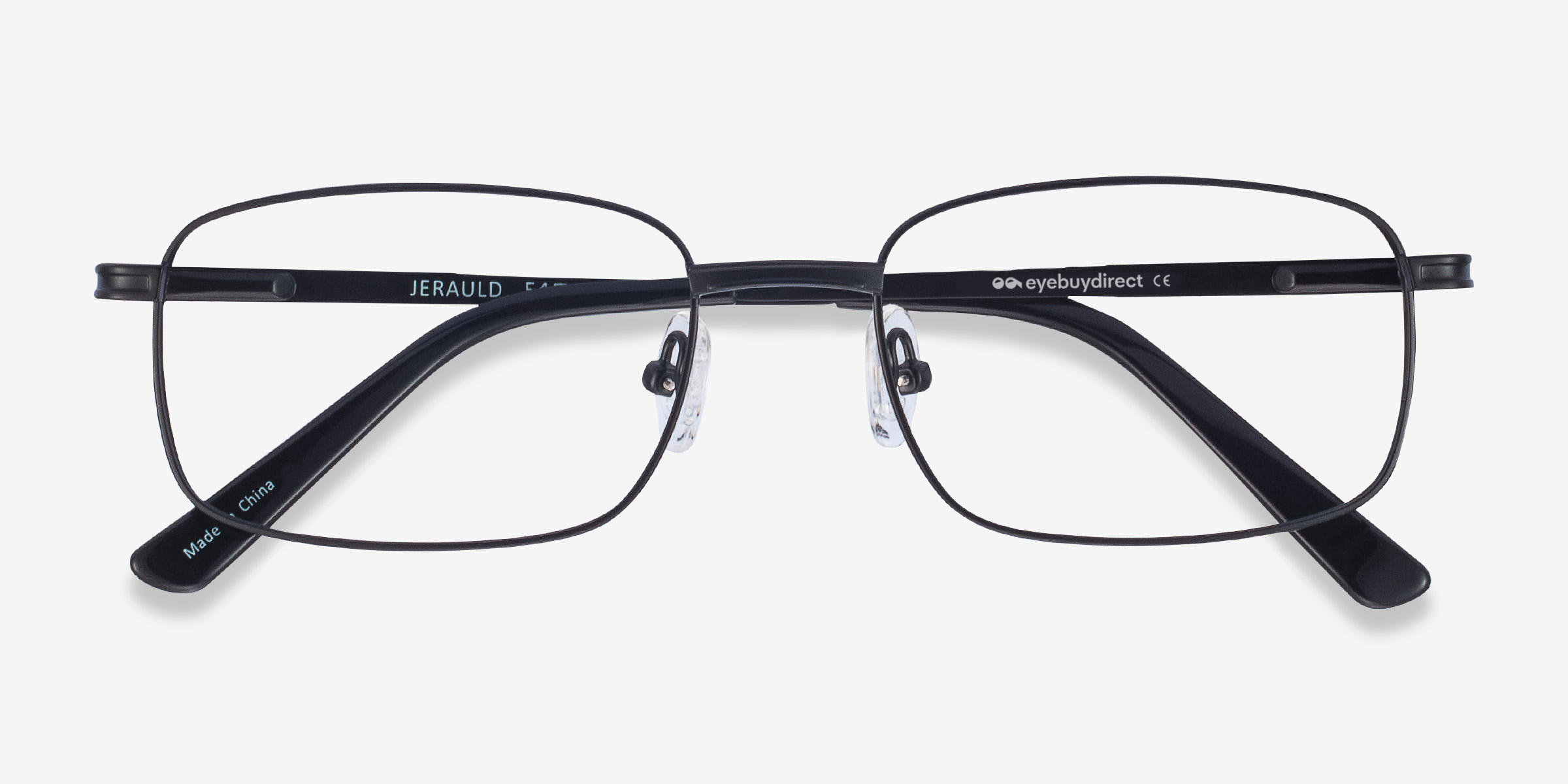 Jerauld Rectangle Black Full Rim Eyeglasses Eyebuydirect Canada 