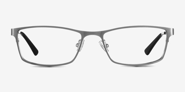 Germantown Silver MetalEyeglass Frames from EyeBuyDirect, Front View