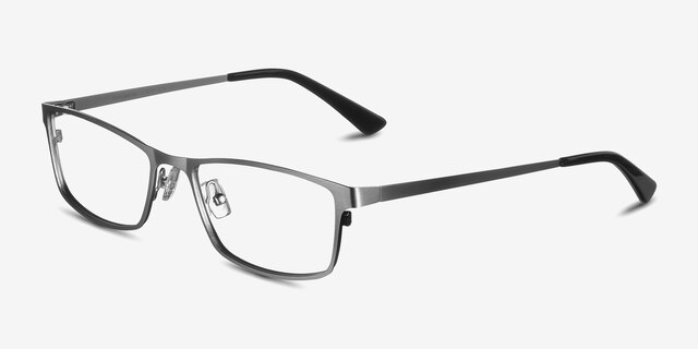 Germantown Silver MetalEyeglass Frames from EyeBuyDirect, Angle View