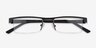 Samuel Black MetalEyeglass Frames from EyeBuyDirect, Closed View