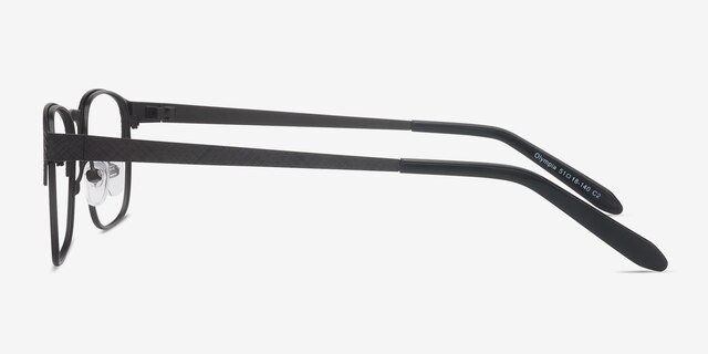 Olympia Gray MetalEyeglass Frames from EyeBuyDirect, Side View