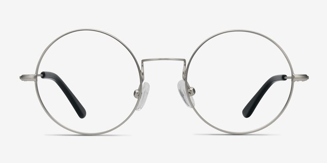 Someday Silver MetalEyeglass Frames from EyeBuyDirect, Front View