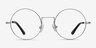 Someday Silver MetalEyeglass Frames from EyeBuyDirect, Front View