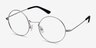 Someday Silver MetalEyeglass Frames from EyeBuyDirect, Angle View