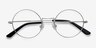 Someday Silver MetalEyeglass Frames from EyeBuyDirect, Closed View