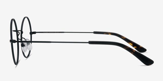Someday Black MetalEyeglass Frames from EyeBuyDirect, Side View