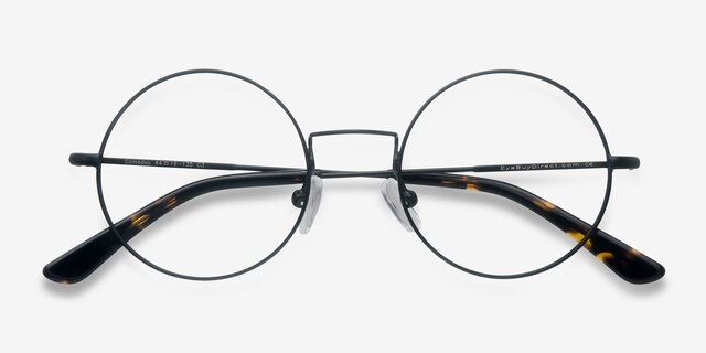Someday Black MetalEyeglass Frames from EyeBuyDirect, Closed View