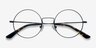 Someday Black MetalEyeglass Frames from EyeBuyDirect, Closed View