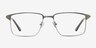 Absolute Green MetalEyeglass Frames from EyeBuyDirect, Front View
