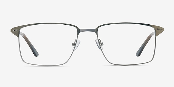 Absolute Green Metal Eyeglass Frames