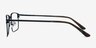 Absolute Navy MetalEyeglass Frames from EyeBuyDirect, Side View