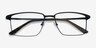 Absolute Navy MetalEyeglass Frames from EyeBuyDirect, Closed View